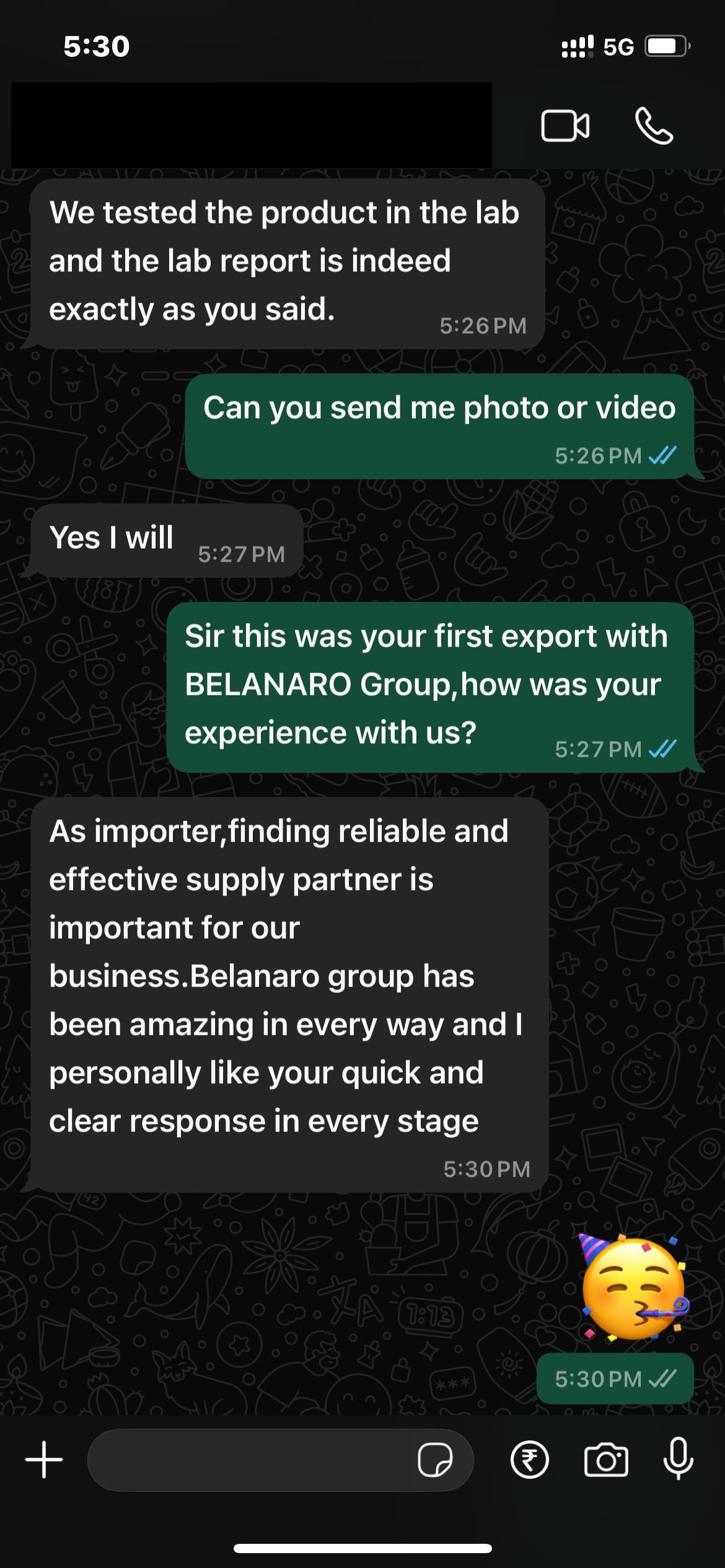 Client testimonial screenshot 3